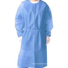 Factory Ce En14126 FDA Isowaterproof Biological Disposable Clothing Suit AAMI Level 3 Protective Medical Surgical Suits